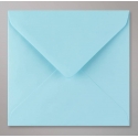 Enveloppes Carrées bleues pour faire-part