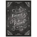 Faire part de Mariage - Black & White RECTO