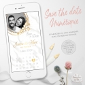 Save the Date numérique Mariage - Calendrier avec photo