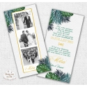 Carte Remerciements Mariage - Tropiques chic