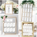 Idées pour organiser les cartes pour un plan de table de mariage original