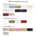 Couleurs pour la sous carte (en option)