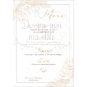 Tableau Menu Mariage Pampa Champêtre