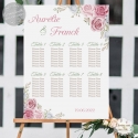 Plan de table Mariage - Champêtre Romantique - personnalisé