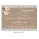 Carte programme - Bohème Romantique (incluse)