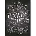 Tableau Cards & Gifts (anglais) - Ardoise 1