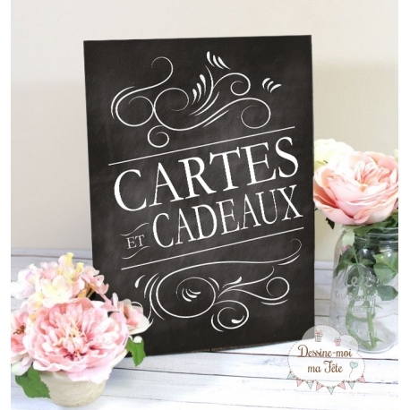 Tableau Cards & Gifts - Ardoise 1