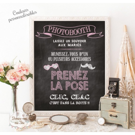 Tableau Photobooth Ardoise 2